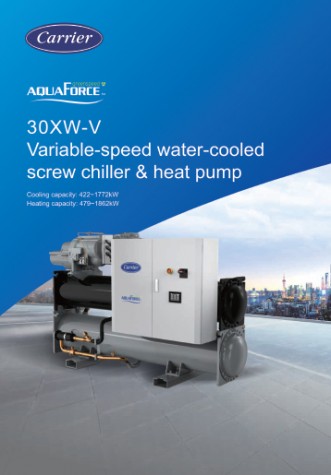 Catalog Carrier 30 XW-V Variable-Speed Water-Cooled Screw Chiller