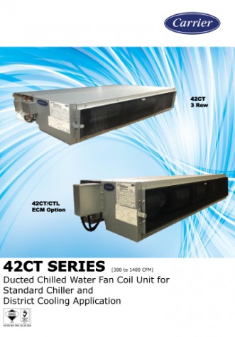 Catalog Carrier 42CT Fan Coil Unit