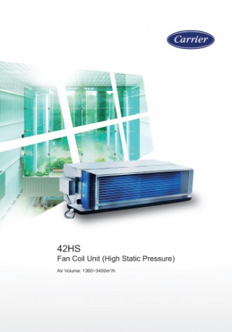 Catalog Carrier 42HS Fan Coil Unit